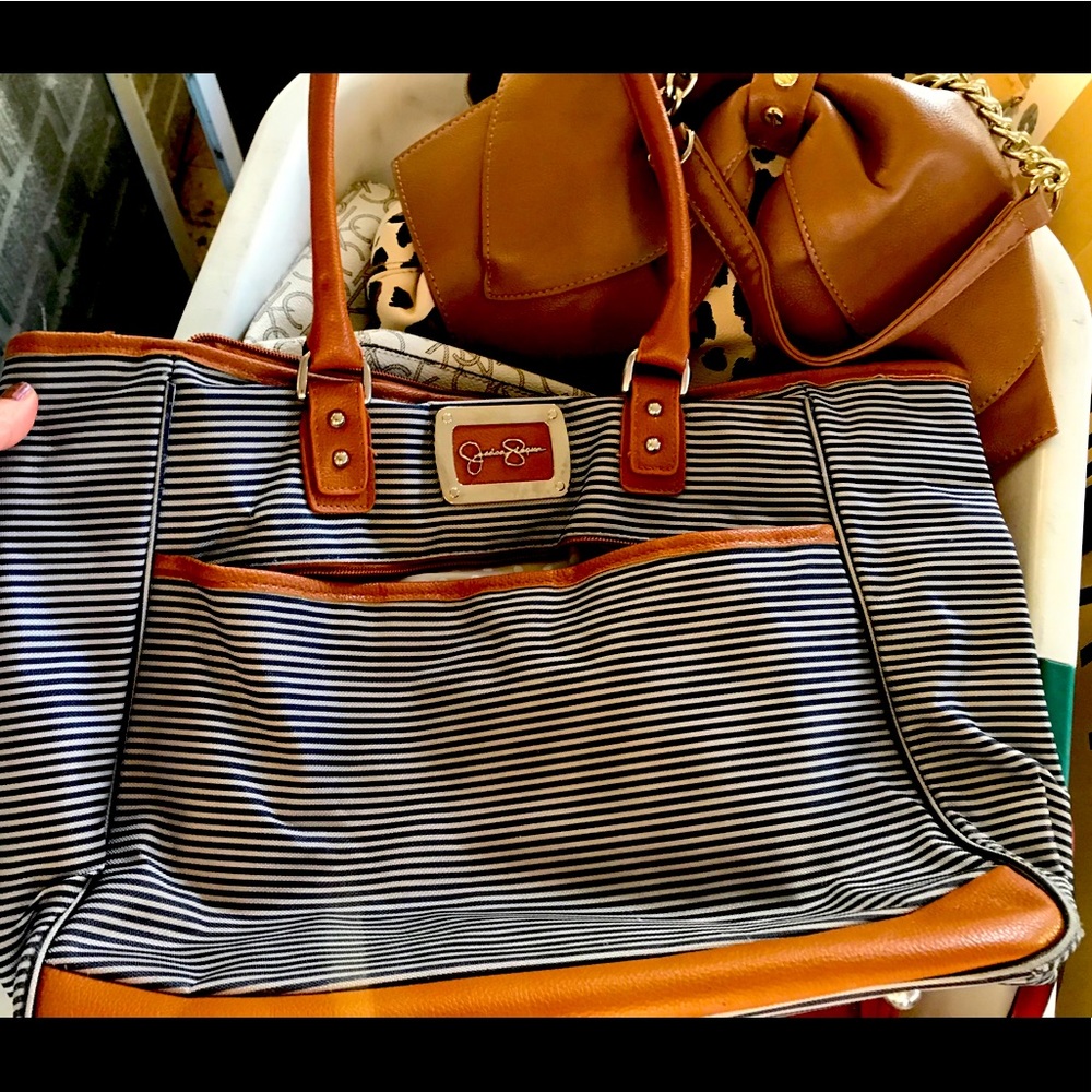 Jessica Simpson Breton Pop Weekender Bag